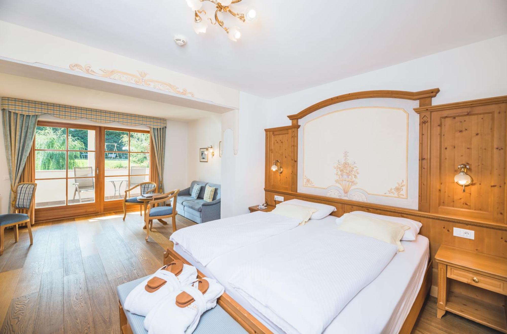 Hotel Castel Oswald Von Wolkenstein Castelrotto Chambre photo